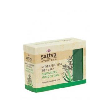 Sapun cu glicerina si neem, – Sattva Ayurveda, 125 gr