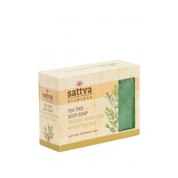 Sapun cu glicerina si tea tree, - Sattva Ayurveda, 125 gr