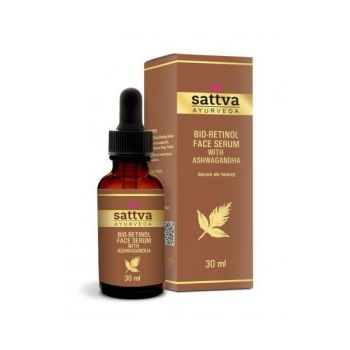 Ser cu retinol si ginseng indian, – Sattva Ayurveda, 30 ml