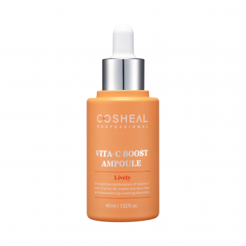 Ser iluminator cu vitamina C si vitamina B3, VITA-C Boost Ampoule, Lively, Cosheal Professional, 45 ml