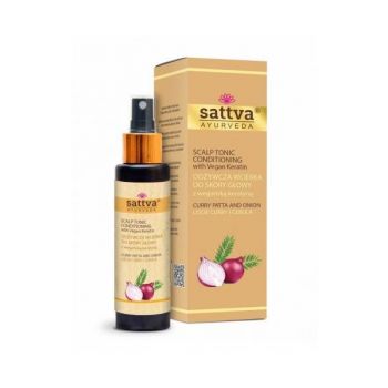 Tratament anticadere si crestere par cu ceapa si curry, - Sattva, 100 ml