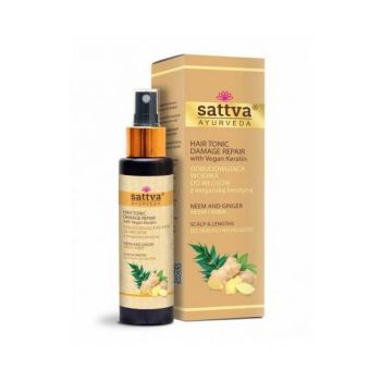 Tratament scalp si par cu neem si ghimbir, - Sattva, 100 ml