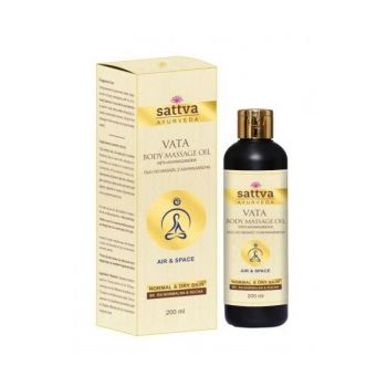 Ulei masaj Vata, – Sattva Ayurvedam, 200 ml