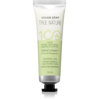 Vivian Gray True Nature Citrus & Bergamot crema de maini hidratanta