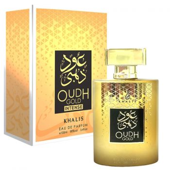 Apa de parfum Oudh Gold Intense, Khalis, Unisex - 100 ml