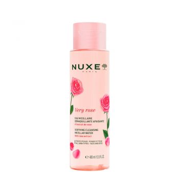 Apa micelara pentru toate tipurile de ten Nuxe Very Rose, 400 ml (Gramaj: 200 ml)