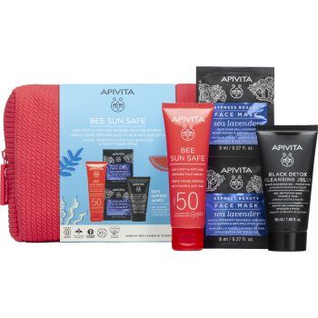 Apivita Bee Sun Safe Anti-Spot and Anti-Age GIft Set set cadou plaja SPF 50