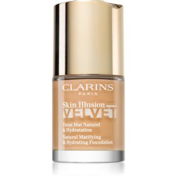Clarins Skin Illusion Velvet machiaj lichid cu un finisaj mat cu efect de nutritiv
