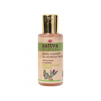 Gel de curatare fata cu Santal si Turmeric, - Sattva Ayurveda, 100 ml