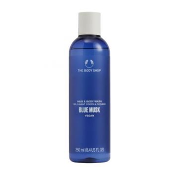 Gel de Dus pentru Par si Corp Blue Musk The Body Shop, 250 ml