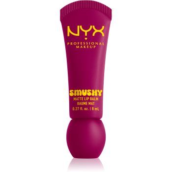 NYX Professional Makeup Smushy Matte Lip Balm balsam de buze cu efect matifiant