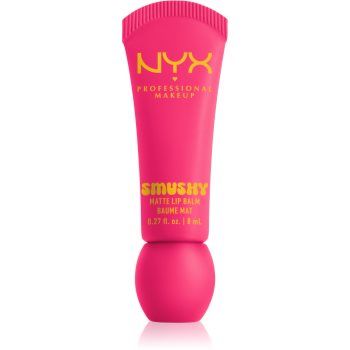 NYX Professional Makeup Smushy Matte Lip Balm balsam de buze cu efect matifiant