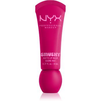 NYX Professional Makeup Smushy Matte Lip Balm balsam de buze cu efect matifiant