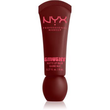 NYX Professional Makeup Smushy Matte Lip Balm balsam de buze cu efect matifiant