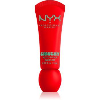 NYX Professional Makeup Smushy Matte Lip Balm balsam de buze cu efect matifiant