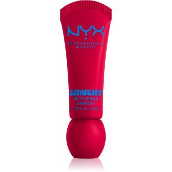 NYX Professional Makeup Smushy Matte Lip Balm balsam de buze cu efect matifiant