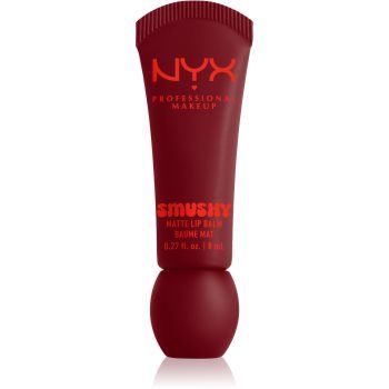 NYX Professional Makeup Smushy Matte Lip Balm balsam de buze cu efect matifiant