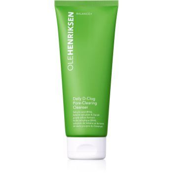 OLEHENRIKSEN Balance+ Daily D-Clog Pore-Clearing Cleanser gel de curățare cu acid salicilic