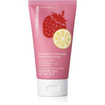 OLEHENRIKSEN Transform Strawberry Lemonade Smoothing Scrub exfoliant facial cu efect de exfoliere