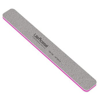 Pila de Unghii Dreptunghi Gri Lila Rossa 100/180, 1 buc