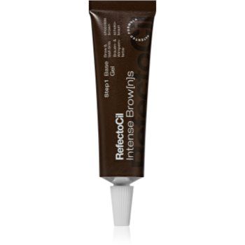 RefectoCil Intense Brow[n]s Base Gel vopsea pentru sprancene si gene cu textura de gel