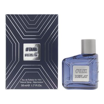 Replay #Tank, Apa de Toaleta, Barbati (Concentratie: Apa de Toaleta, Gramaj: 50 ml)