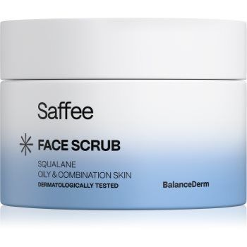Saffee BalanceDerm Face Scrub exfoliant facial pentru ten gras și mixt