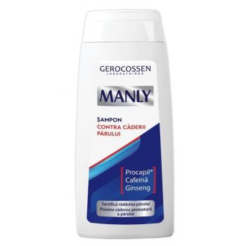 Sampon Contra Caderii Parului pentru Barbati - Gerocossen Manly, 275 ml