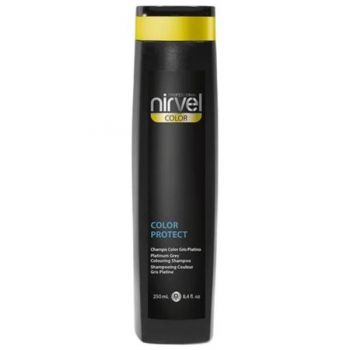 Sampon pentru par Vopsit, Nirvel Color Protect Grey, 250 ml