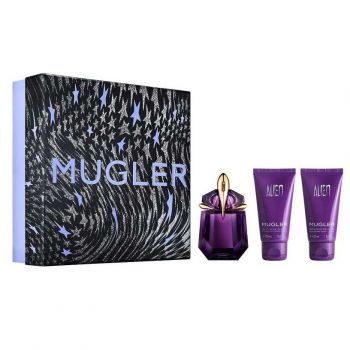 Set cadou Alien Thierry Mugler, Femei, Apa de Parfum, 30 ml + Lotiune de corp 50 ml + Gel de dus, 50 ml
