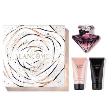 Set cadou Lancome La Nuit Tresor, Femei, Apa de Parfum, 50 ml + Lotiune de corp, 50 ml + Gel de dus, 50 ml