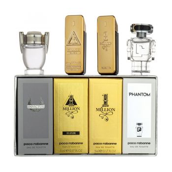 Set Miniaturi Paco Rabanne pentru Barbati, 4 x 5 ml