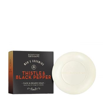 Thistle & black pepper face & beard soap 100 gr