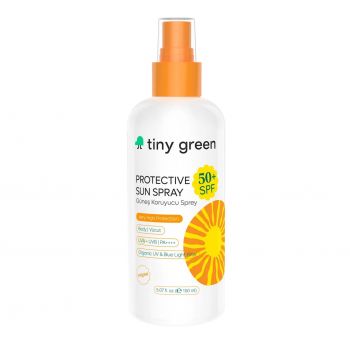 Tiny Green Spray de protecție solară 50+ SPF, vegană, 150 ml