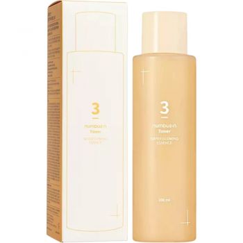 Toner de Fata Iluminator cu 50 de Ingrediente Fermentate, Numbuzin No.3 Super Glowing Essence Toner, 200 ml