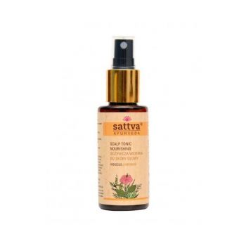 Tonic nutritiv pentru scalp si par cu hibiscus, – Sattva Ayurveda, 100 ml