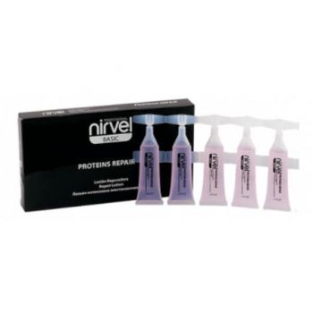 Tratament pentru Par Deteriorat, Fiole Nirvel Proteins Repair, 10x10 ml