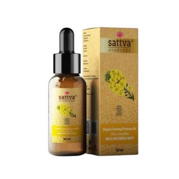 Ulei de luminita noptii organic, 50ml – Sattva Ayurveda