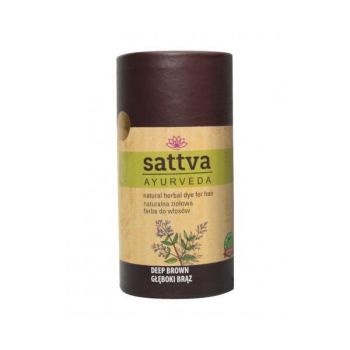 Vopsea Ciocolatiu Inchis Intens, – Sattva Ayurveda, 150 g