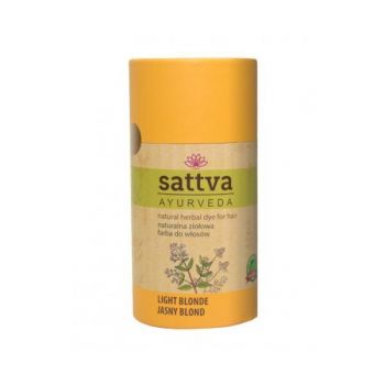 Vopsea de par Blond Deschis, – Sattva Ayurveda, 150 g