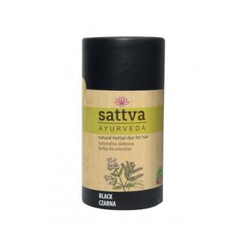 Vopsea Henna Negru, – Sattva Ayurveda, 150 g