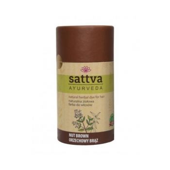 Vopsea Henna Saten Nuca, – Sattva Ayurveda, 150gr