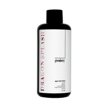 Apa micelara Dragon Splash cu Acid Hialuronic si Extract de Sangele Dragonului, pentru Toate Tipurile de Piele, Greenberry Skincare, 200 ml