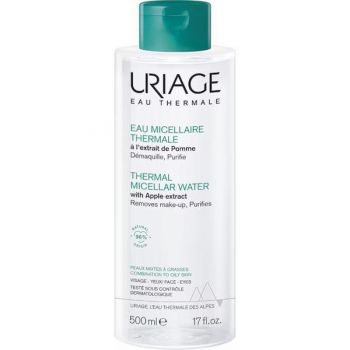Apa micelara termala pentru ten cu tendinta de ingrasare, Uriage, 500 ml Apa micelara termala pentru ten cu tendinta de ingrasare, Uriage, 500 ml