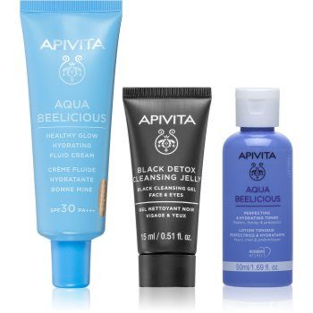 Apivita Aqua Beelicious Hydrating & Natural Coverage Routine Set set pentru îngrijirea tenului cu efect de hidratare
