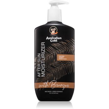 Australian Gold After Sun With Bronzer crema dupa bronzat cu efect autobronzant