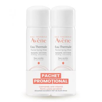 Avene Pachet Apa termala spray 50 ml 1+1