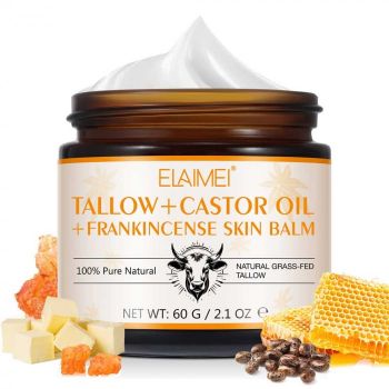 Balsam 100% Natural din Seu de vita, Tamaie, Ceara de albine si Ulei de ricin, 60 g