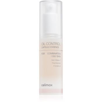 celimax Oil Control Capsule Essence esență cu efect iluminator pentru ten gras si problematic
