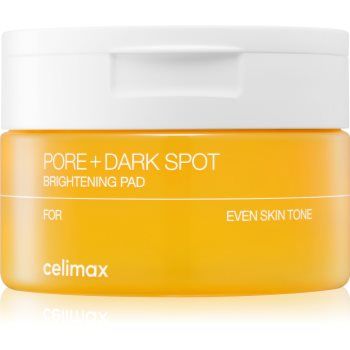 celimax Pore+Dark Spot Brightening Pad dischete de tonifiere pentru luminozitate si hidratare